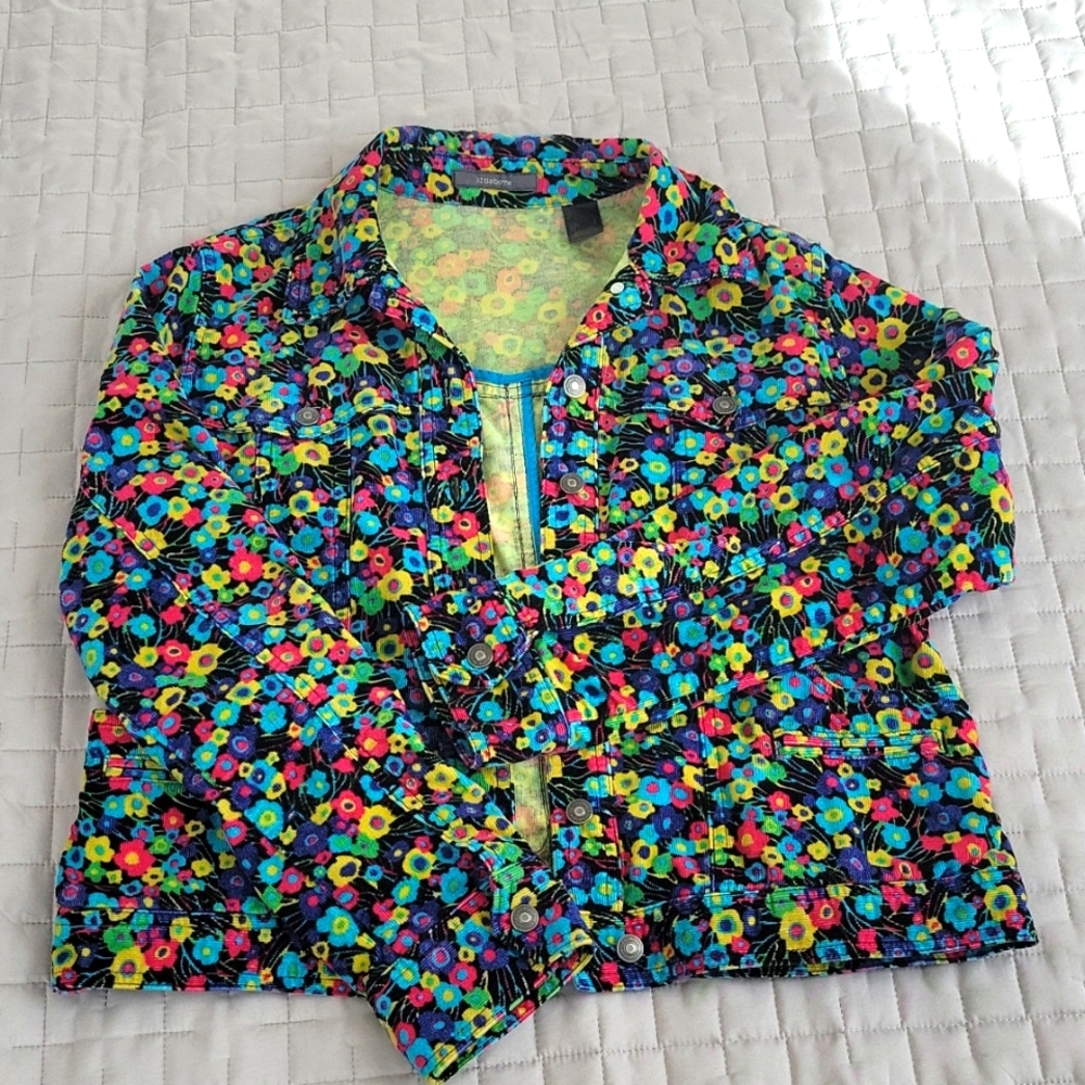 Liz Claiborne Vintage Corduroy Jacket Size Large